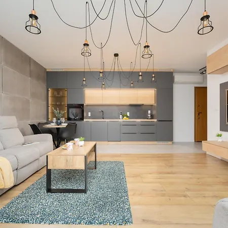 Przy Rzece Dla 2 Osob Z Parkingiem I Klimatyzacja W Warszawie By Renters Apartmán *